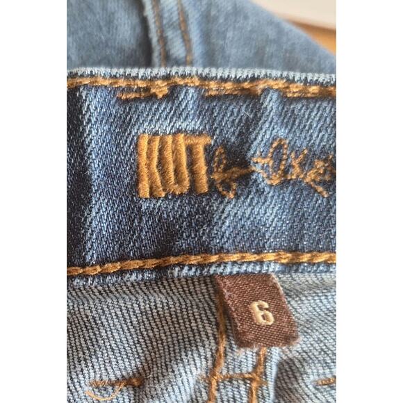 Kut from the Kloth Women 6 Medium Wash "Boyfriend" Stretch Denim Jeans - Picture 5 of 7